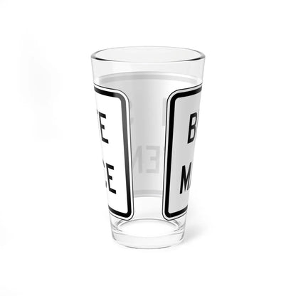 Virginia I-V3a (Virginia) (Road Sign) Pint Glss 16oz - Go Mug Yourself