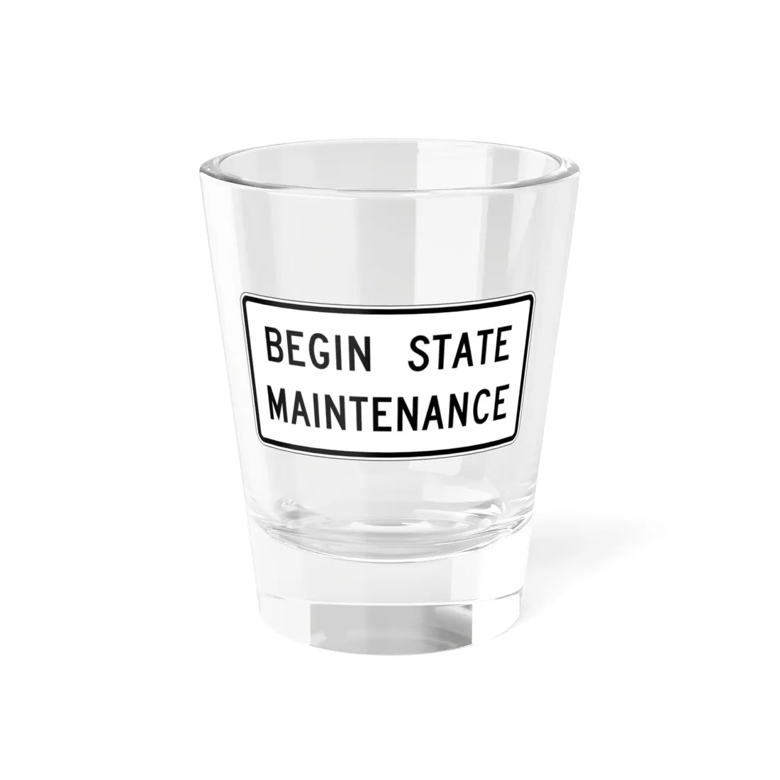 Virginia I-V3a (Virginia) (Road Sign) Shot Glass 1.5oz 1.5oz - Go Mug Yourself