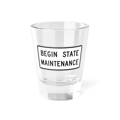 Virginia I-V3a (Virginia) (Road Sign) Shot Glass 1.5oz 1.5oz - Go Mug Yourself