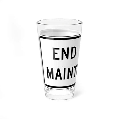 Virginia I-V3b (Virginia) (Road Sign) Pint Glass 16oz - Go Mug Yourself