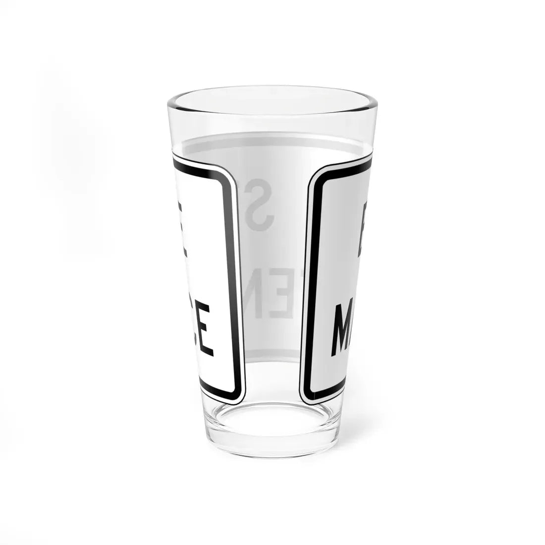 Virginia I-V3b (Virginia) (Road Sign) Pint Glass 16oz - Go Mug Yourself