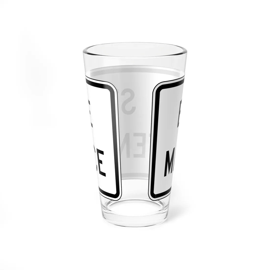 Virginia I-V3b (Virginia) (Road Sign) Pint Glss 16oz - Go Mug Yourself