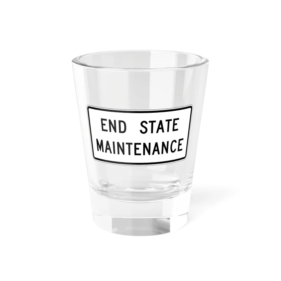 Virginia I-V3b (Virginia) (Road Sign) Shot Glass 1.5oz 1.5oz - Go Mug Yourself