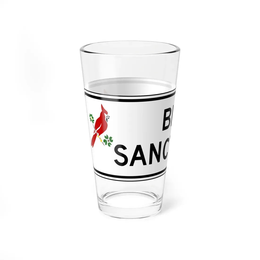 Virginia I-V4 (Virginia) (Road Sign) Pint Glass 16oz - Go Mug Yourself