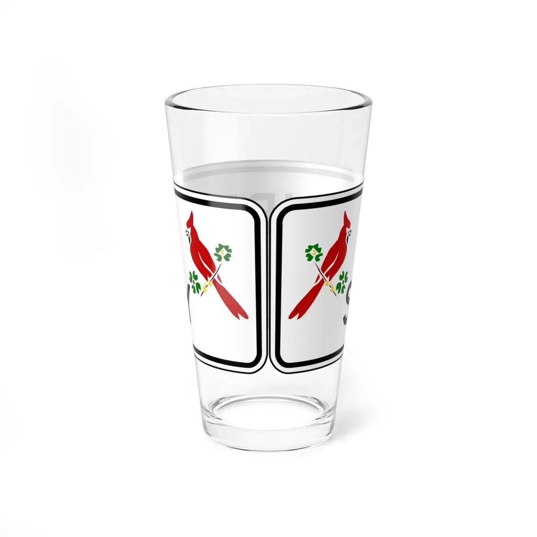 Virginia I-V4 (Virginia) (Road Sign) Pint Glass 16oz - Go Mug Yourself