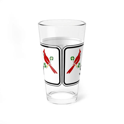Virginia I-V4 (Virginia) (Road Sign) Pint Glass 16oz - Go Mug Yourself