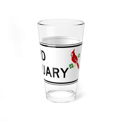 Virginia I-V4 (Virginia) (Road Sign) Pint Glass 16oz - Go Mug Yourself