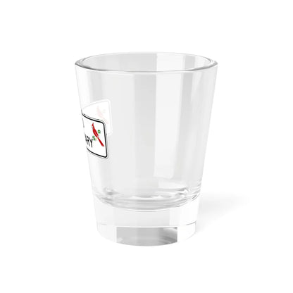 Virginia I-V4 (Virginia) (Road Sign) Shot Glass 1.5oz - Go Mug Yourself