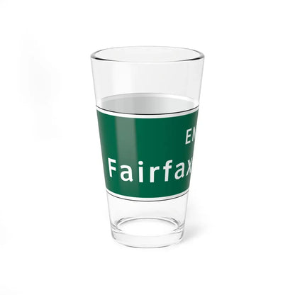 Virginia I-V5b (Virginia) (Road Sign) Pint Glass 16oz - Go Mug Yourself