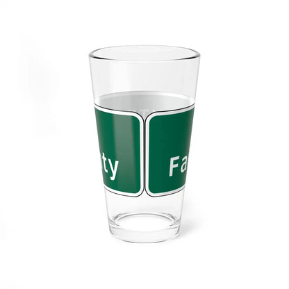 Virginia I-V5b (Virginia) (Road Sign) Pint Glass 16oz - Go Mug Yourself
