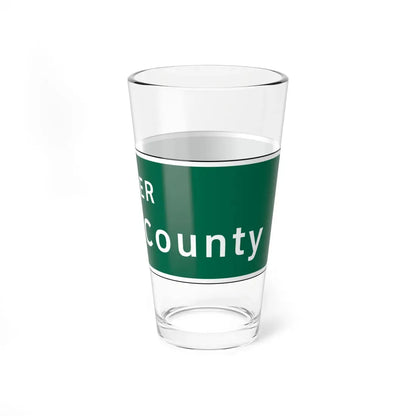 Virginia I-V5b (Virginia) (Road Sign) Pint Glass 16oz - Go Mug Yourself