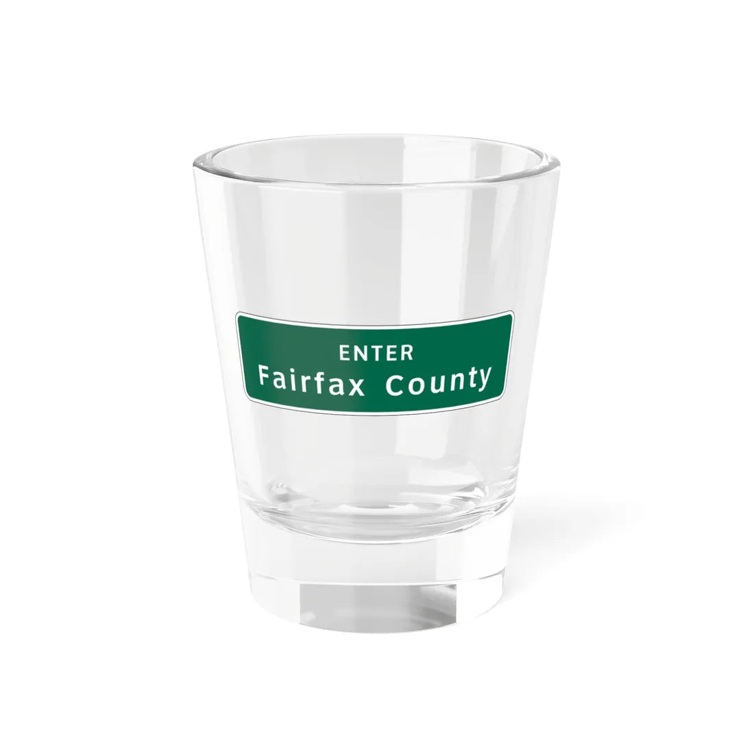 Virginia I-V5b (Virginia) (Road Sign) Shot Glass 1.5oz 1.5oz - Go Mug Yourself