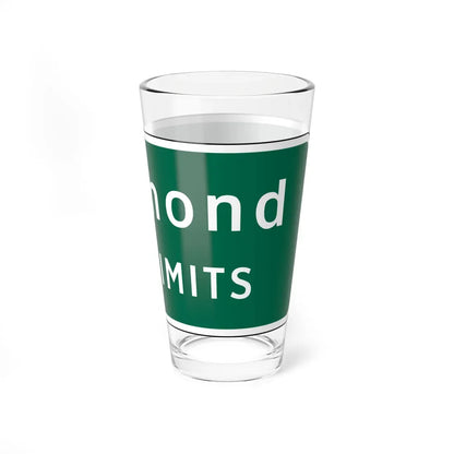 Virginia I-V6 (Virginia) (Road Sign) Pint Glass 16oz - Go Mug Yourself