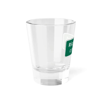 Virginia I-V6 (Virginia) (Road Sign) Shot Glass 1.5oz - Go Mug Yourself
