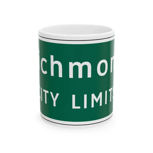 Virginia I-V6 (Virginia) (Road Sign) White Coffee Mug 11oz - Go Mug Yourself