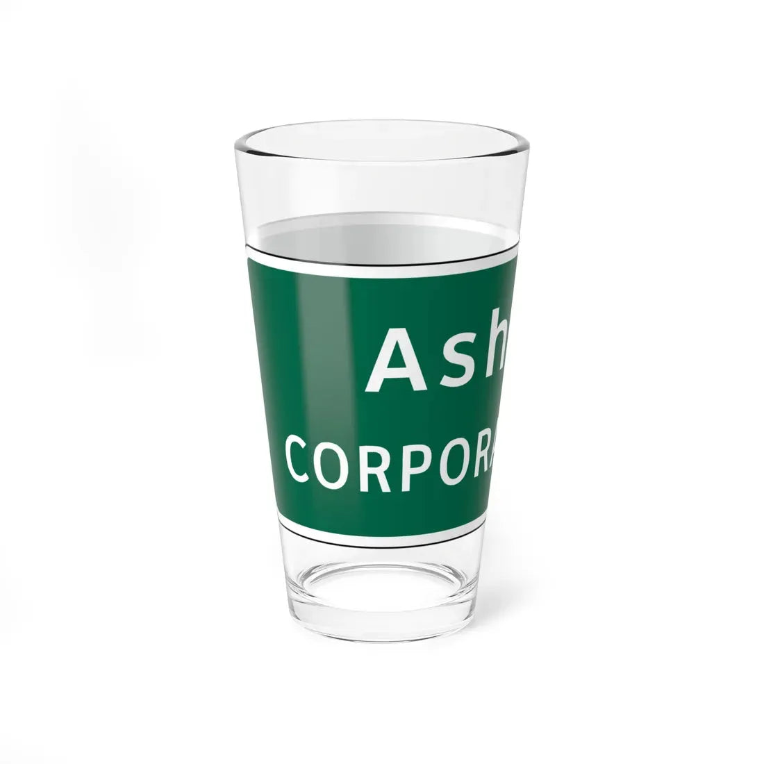 Virginia I-V7 (Virginia) (Road Sign) Pint Glass 16oz - Go Mug Yourself