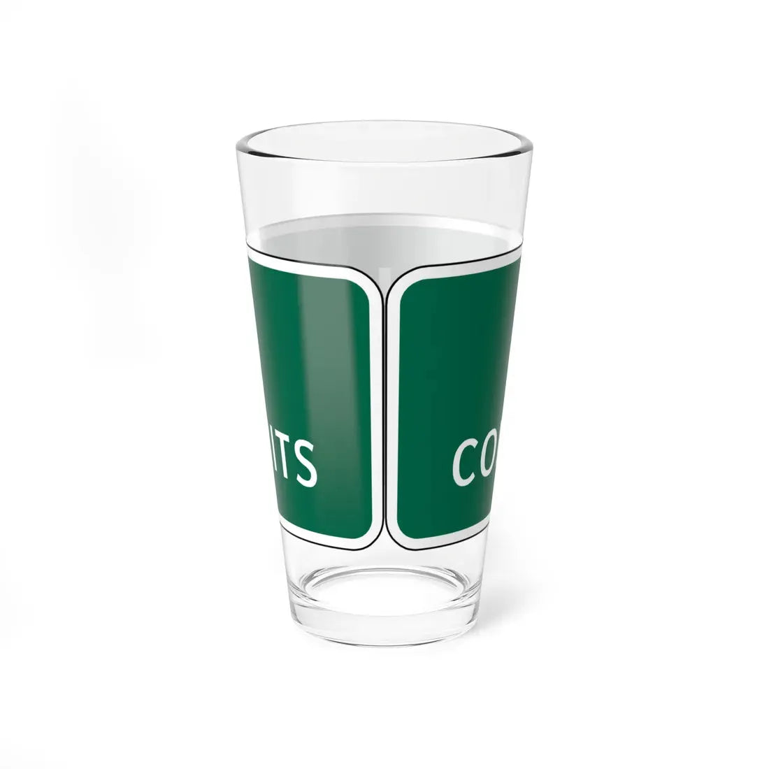 Virginia I-V7 (Virginia) (Road Sign) Pint Glass 16oz - Go Mug Yourself