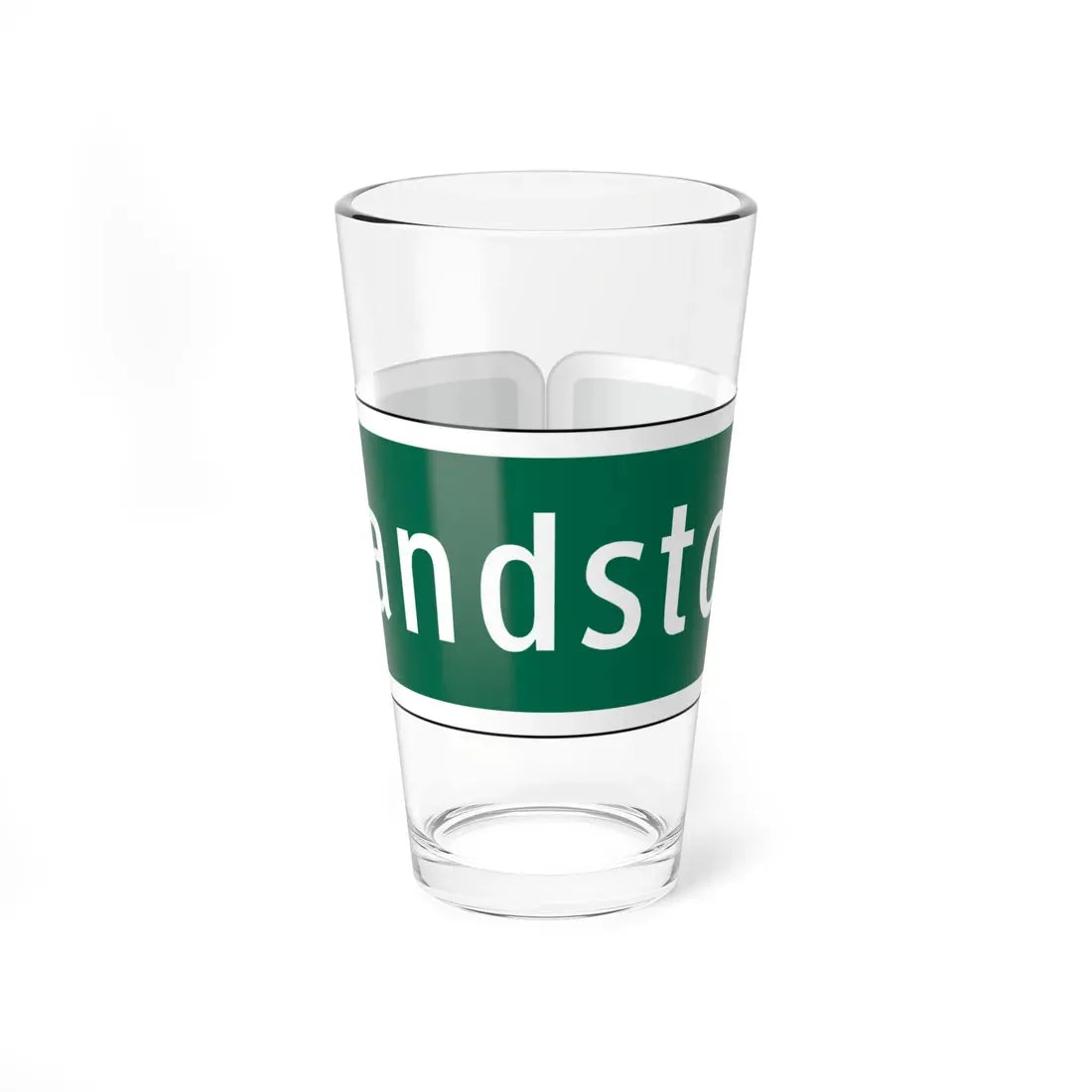 Virginia I-V8a (Virginia) (Road Sign) Pint Glass 16oz 16oz - Go Mug Yourself