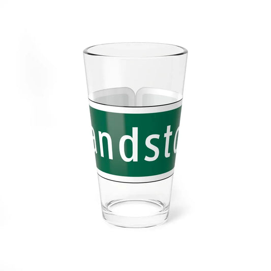 Virginia I-V8a (Virginia) (Road Sign) Pint Glass 16oz 16oz - Go Mug Yourself