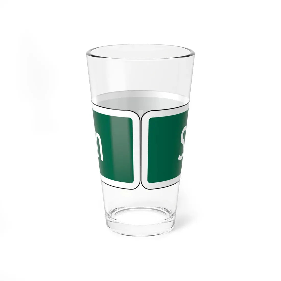 Virginia I-V8a (Virginia) (Road Sign) Pint Glass 16oz - Go Mug Yourself
