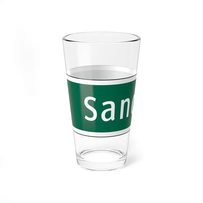 Virginia I-V8a (Virginia) (Road Sign) Pint Glss 16oz - Go Mug Yourself