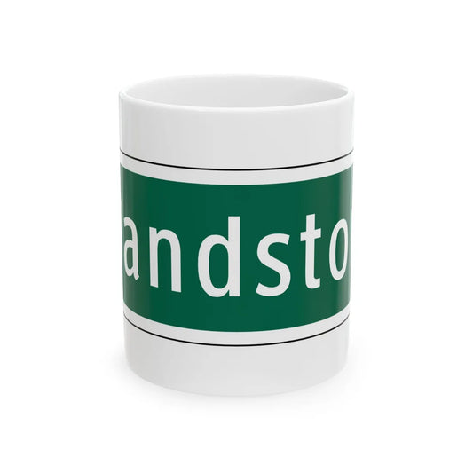 Virginia I-V8a (Virginia) (Road Sign) White Coffee Mug 11oz - Go Mug Yourself