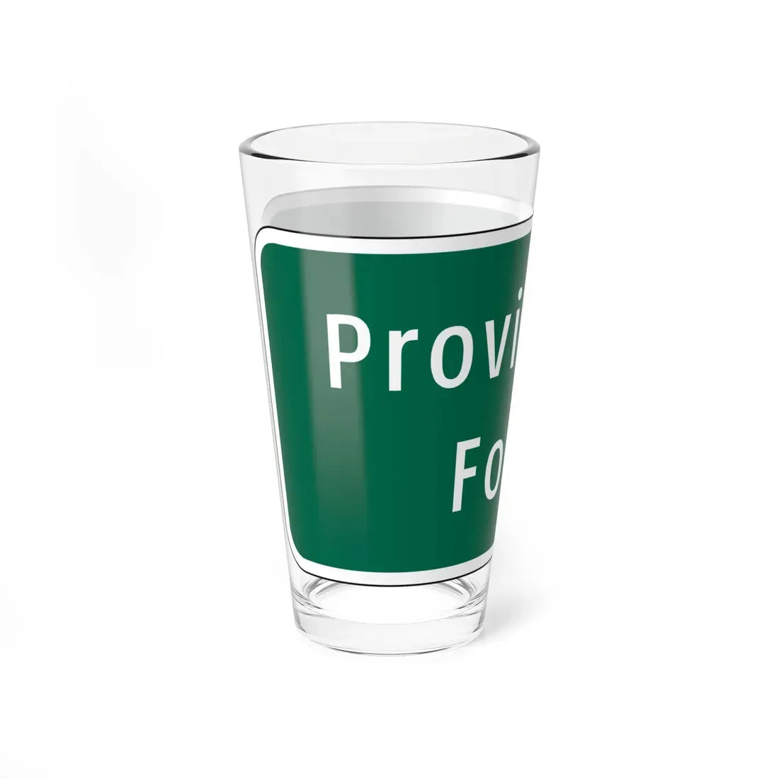 Virginia I-V8b (Virginia) (Road Sign) Pint Glass 16oz - Go Mug Yourself