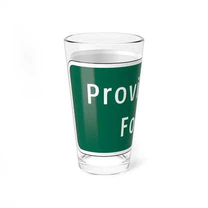 Virginia I-V8b (Virginia) (Road Sign) Pint Glass 16oz - Go Mug Yourself
