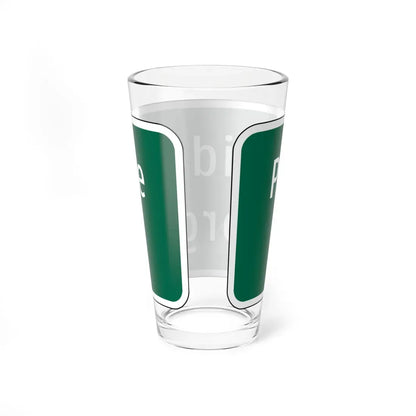 Virginia I-V8b (Virginia) (Road Sign) Pint Glass 16oz - Go Mug Yourself
