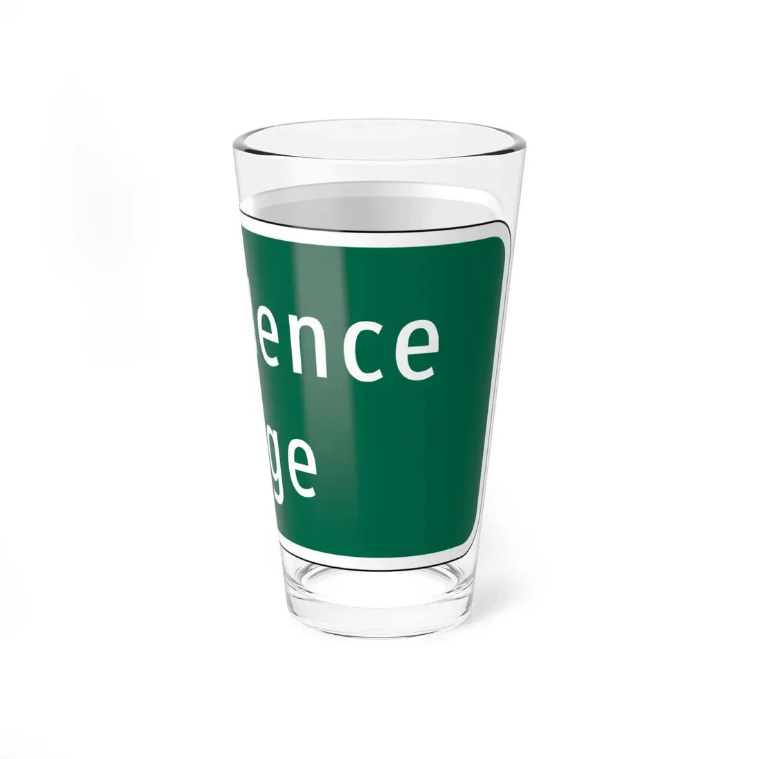 Virginia I-V8b (Virginia) (Road Sign) Pint Glass 16oz - Go Mug Yourself