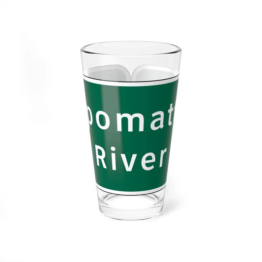 Virginia I-V9 (Virginia) (Road Sign) Pint Glass 16oz 16oz - Go Mug Yourself