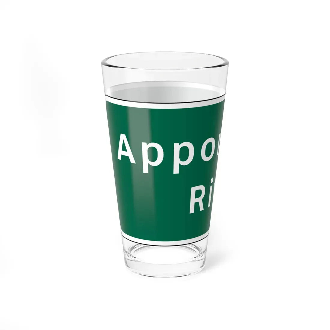 Virginia I-V9 (Virginia) (Road Sign) Pint Glass 16oz - Go Mug Yourself