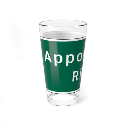 Virginia I-V9 (Virginia) (Road Sign) Pint Glass 16oz - Go Mug Yourself