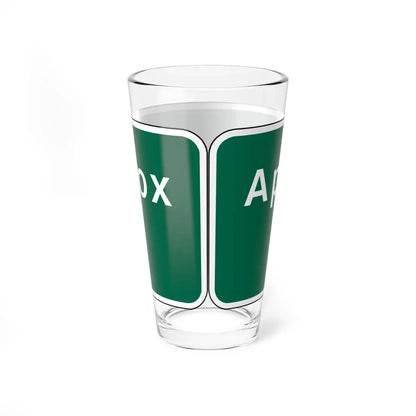 Virginia I-V9 (Virginia) (Road Sign) Pint Glass 16oz - Go Mug Yourself