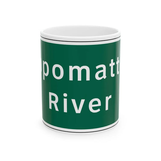Virginia I-V9 (Virginia) (Road Sign) White Coffee Mug 11oz - Go Mug Yourself