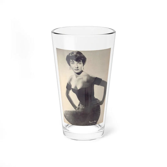 Virginia Leith #14 (Vintage Female Icon) Pint Glass 16oz 16oz - Go Mug Yourself