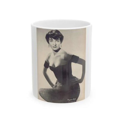 Virginia Leith #14 (Vintage Female Icon) White Coffee Mug 11oz - Go Mug Yourself