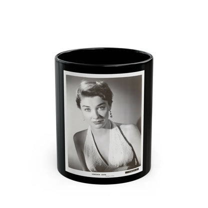 Virginia Leith #20 (Vintage Female Icon) Black Coffee Mug-11oz-Go Mug Yourself