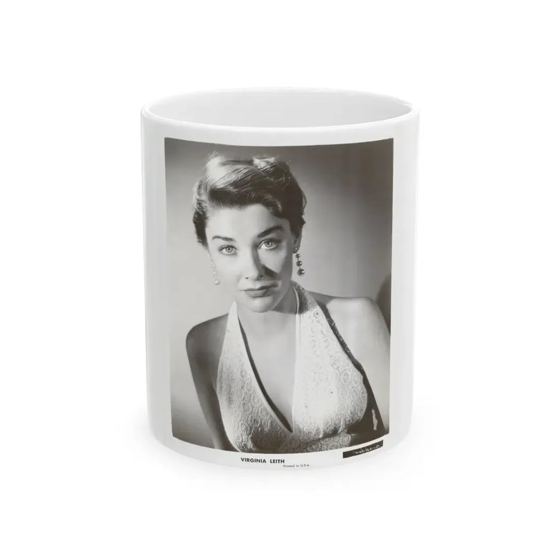 Virginia Leith #20 (Vintage Female Icon) White Coffee Mug 11oz - Go Mug Yourself