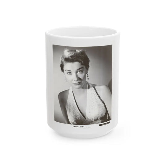 Virginia Leith #20 (Vintage Female Icon) White Coffee Mug-15oz-Go Mug Yourself