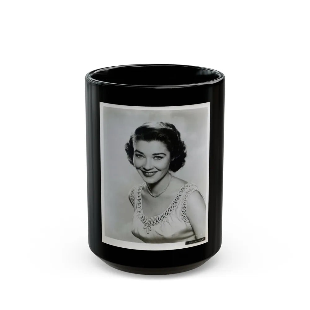 Virginia Leith #25 (Vintage Female Icon) Black Coffee Mug-15oz-Go Mug Yourself