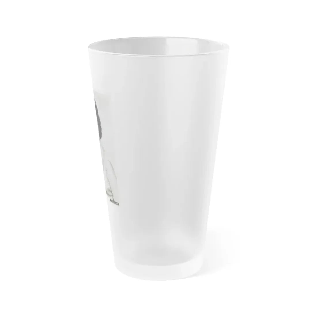 Virginia Leith #25 (Vintage Female Icon) Frosted Pint Glass 16oz - Go Mug Yourself