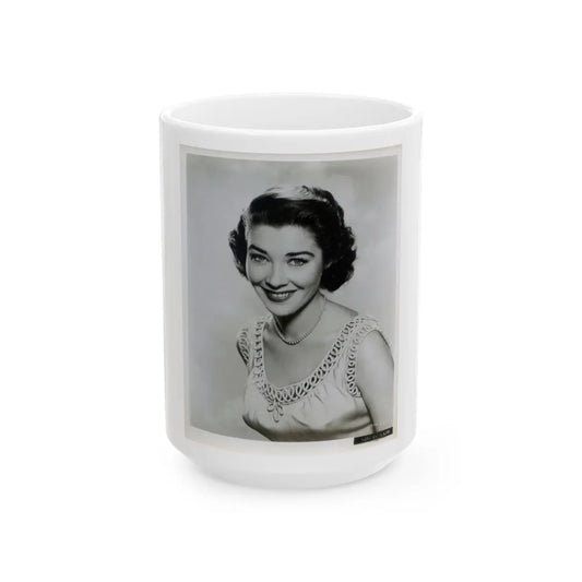 Virginia Leith #25 (Vintage Female Icon) White Coffee Mug-15oz-Go Mug Yourself