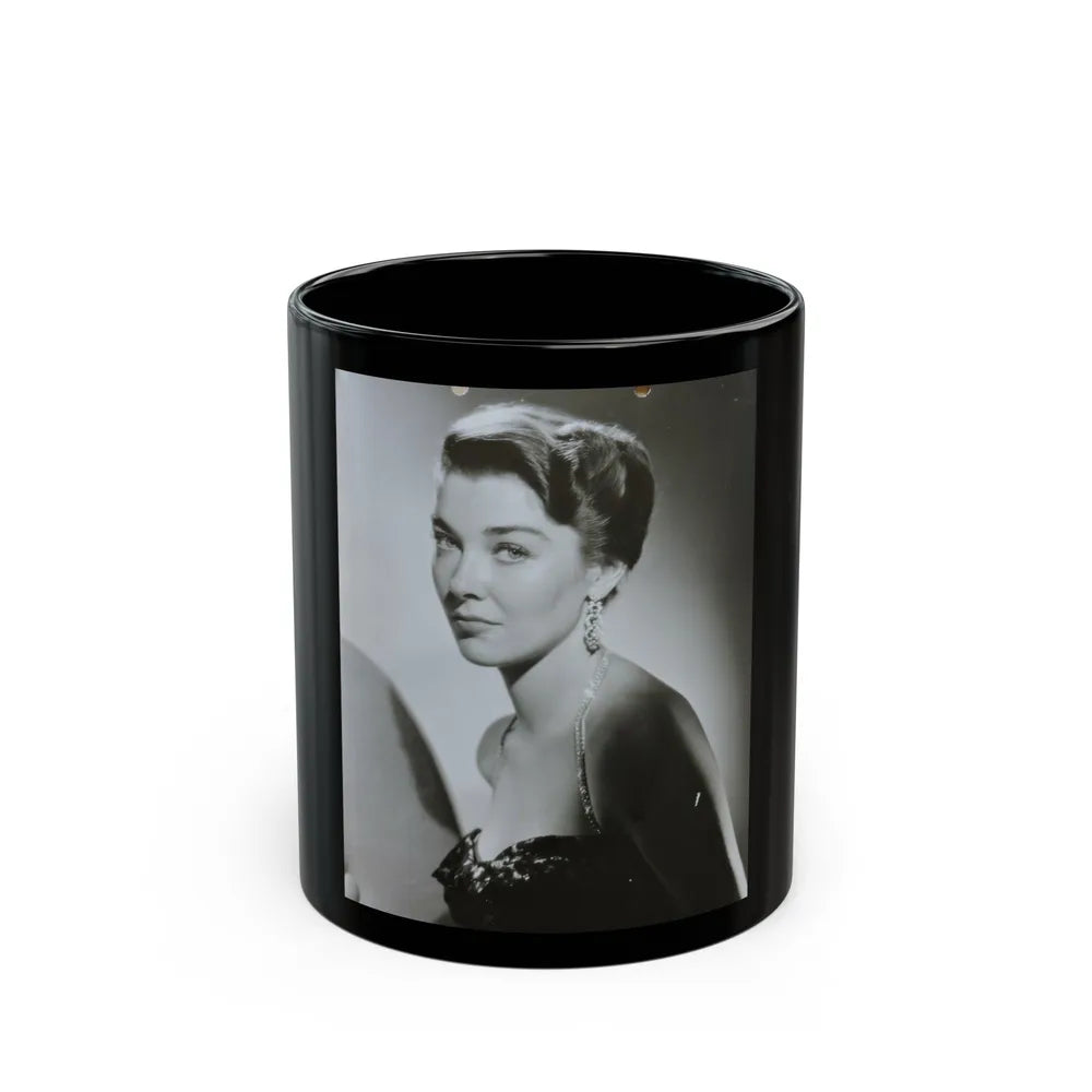 Virginia Leith #26 (Vintage Female Icon) Black Coffee Mug-11oz-Go Mug Yourself