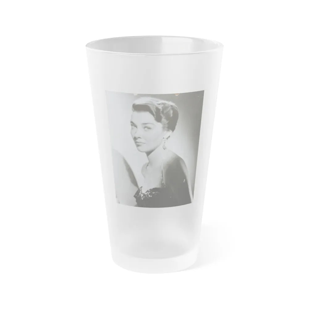 Virginia Leith #26 (Vintage Female Icon) Frosted Pint Glass 16oz-16oz-Frosted-Go Mug Yourself