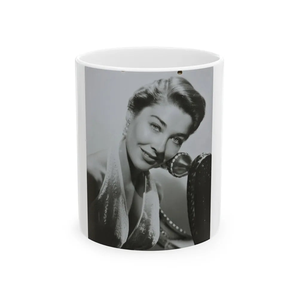 Virginia Leith #27 (Vintage Female Icon) White Coffee Mug-11oz-Go Mug Yourself