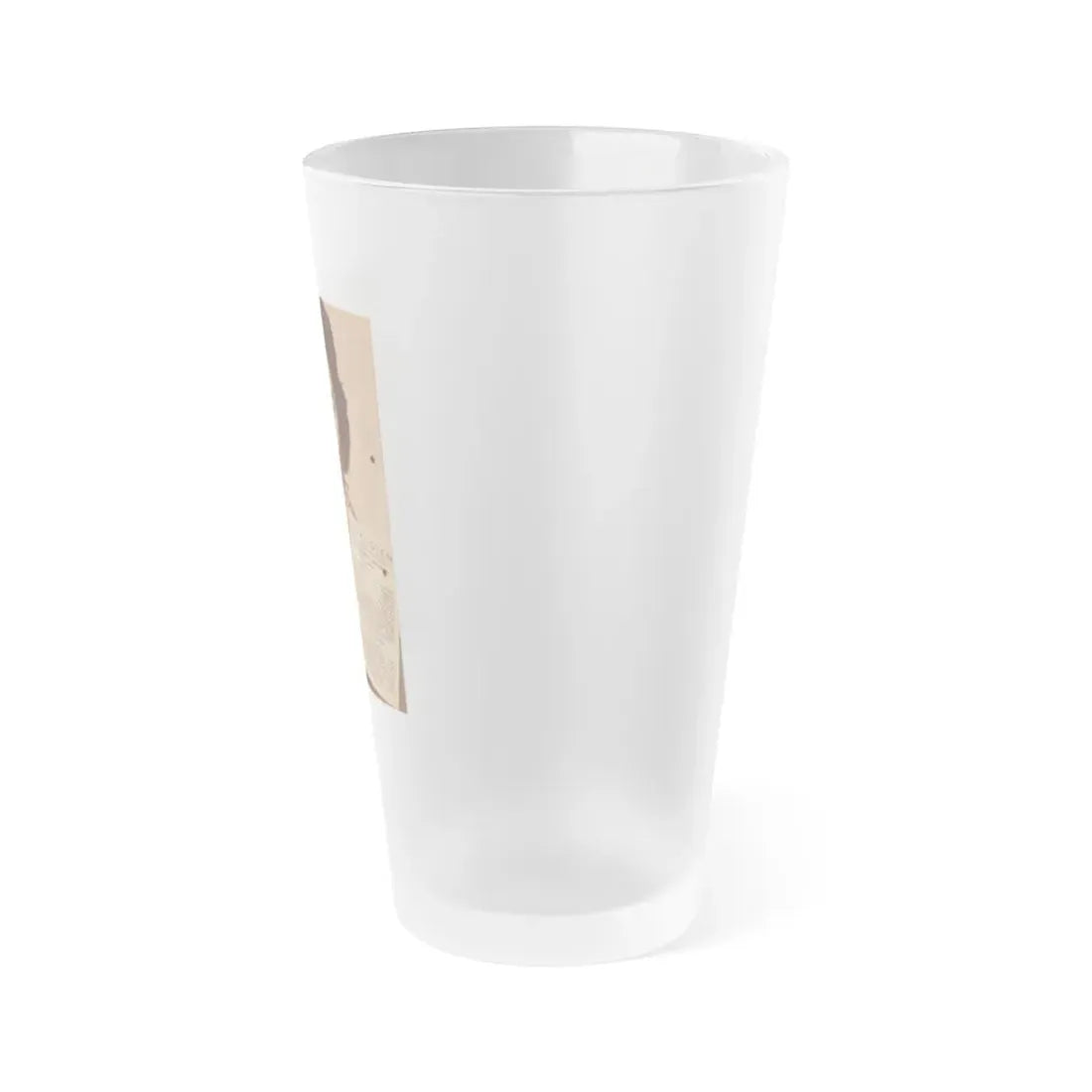Virginia Leith #28 (Vintage Female Icon) Frosted Pint Glass 16oz - Go Mug Yourself
