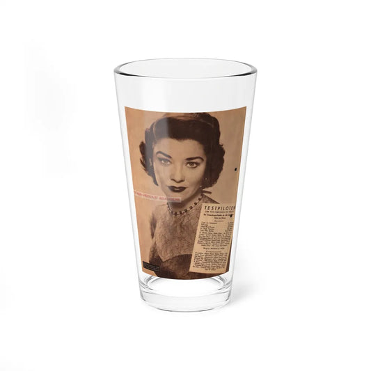 Virginia Leith #28 (Vintage Female Icon) Pint Glass 16oz 16oz - Go Mug Yourself