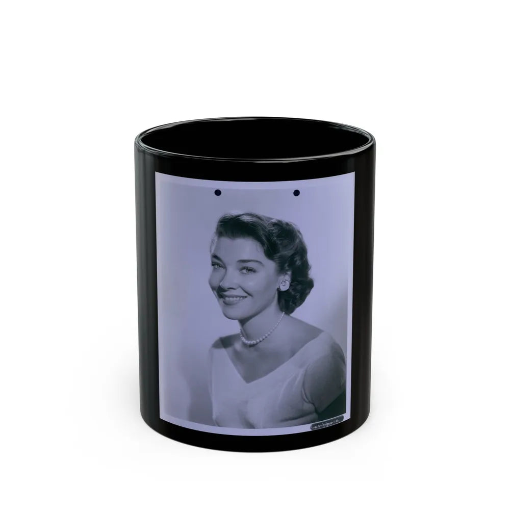 Virginia Leith #29 (Vintage Female Icon) Black Coffee Mug-11oz-Go Mug Yourself