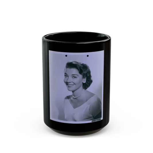 Virginia Leith #29 (Vintage Female Icon) Black Coffee Mug-15oz-Go Mug Yourself